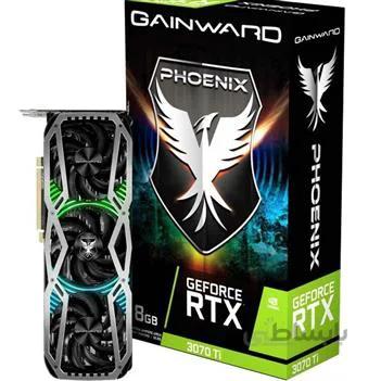 کارت گرافیک گینوارد GeForce RTX 3070 Ti phoenix ظرفیت 8 گیگابایت ا GeForce RTX 3070 Ti phoenix graphics card with a capacity of 8 GB