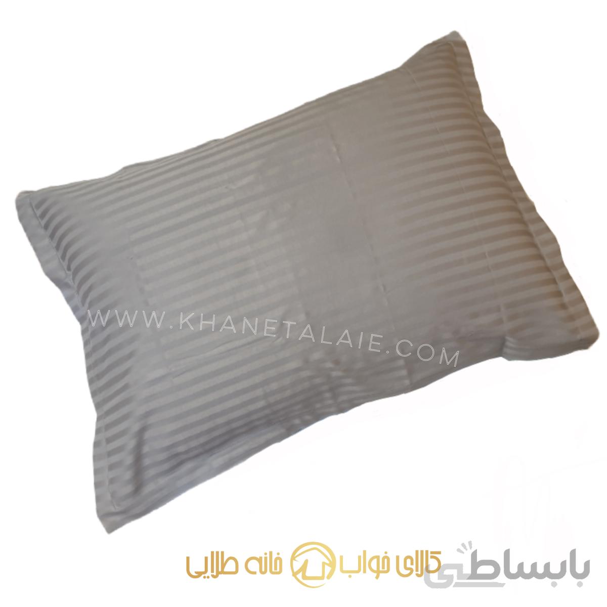 روبالشی ۷۰*۵۰ طرح هتلی طوسی برند فالنا