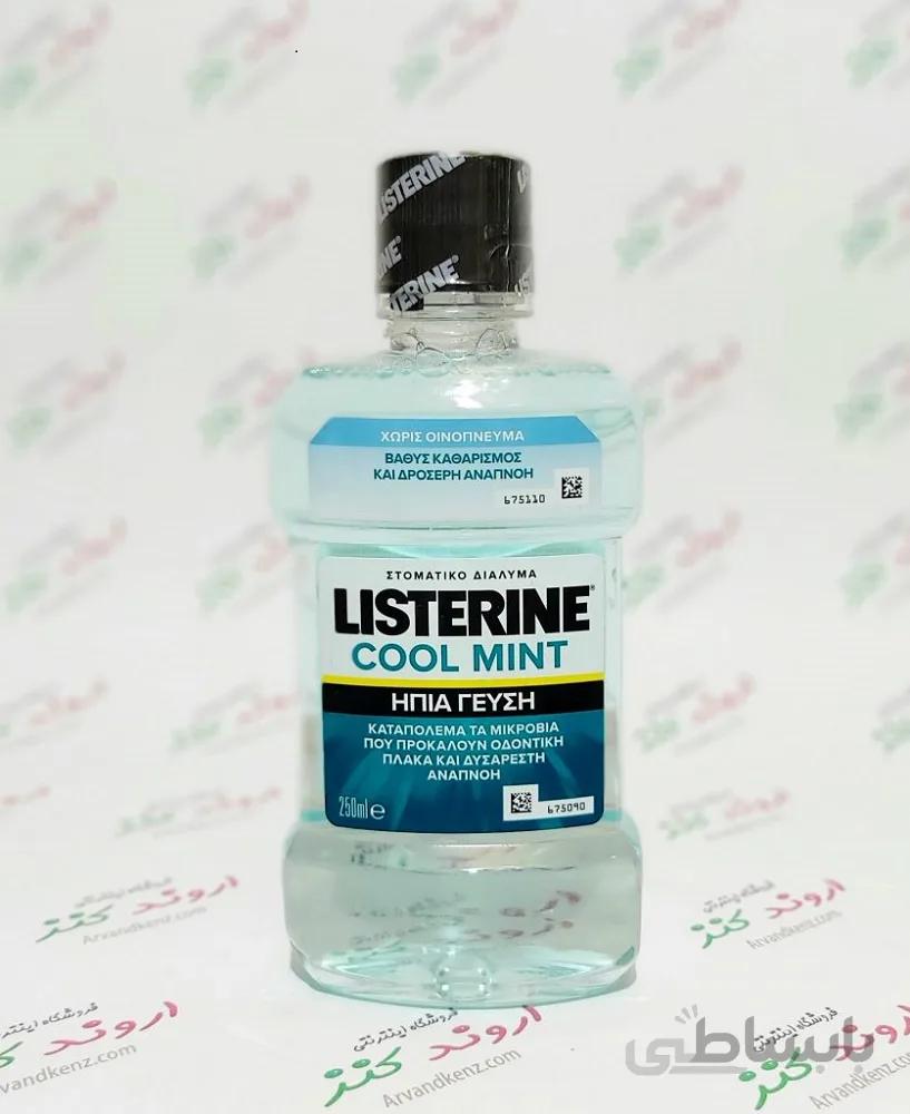 دهانشویه لیسترین Listerine مدل Cool Mint