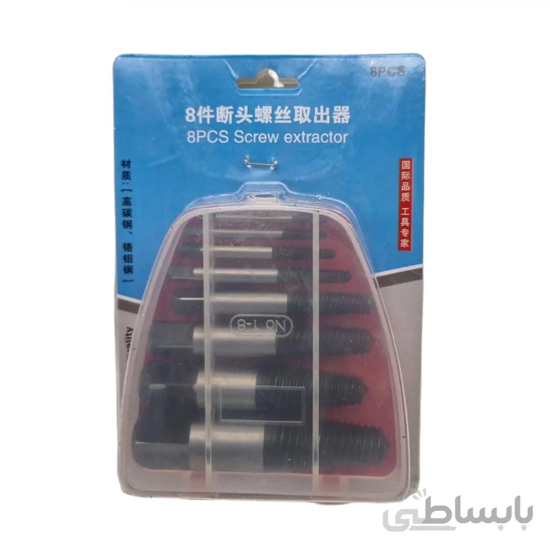 مته قلاویز چپ گرد کد 725 مجموعه 8 عددی