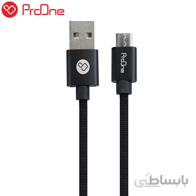 کابل کوتاه میکرو یو اس بی ProOne S01 Series PCC125 20cm ا ProOne S01 Series PCC125 20cm MicroUSB cable