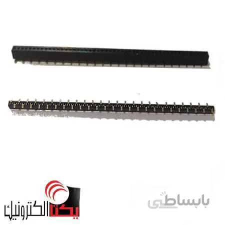 پین هدر ماده 1.00میلیمتر 50*1 پین SMِD