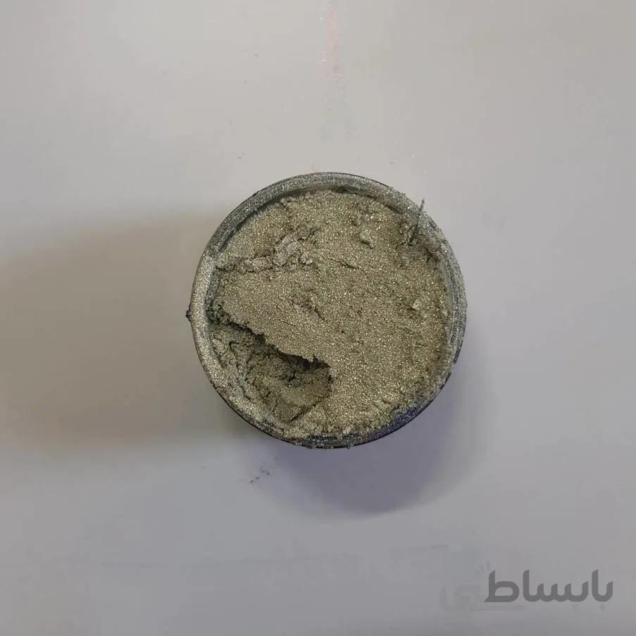 رنگ پودری صدفی سبز محو
