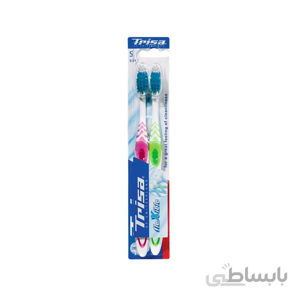 مسواک Flexible برس نرم تریزا ۲ عددی ا -