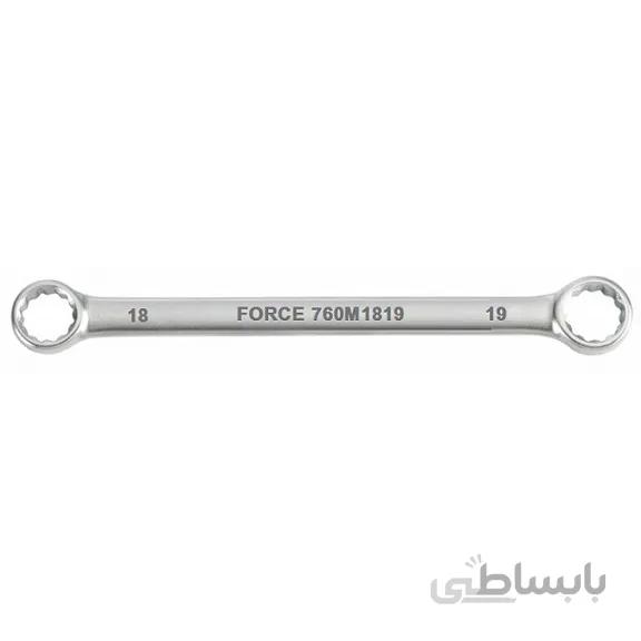 آچار دو سر رینگی 19-18 میلیمتر فورس