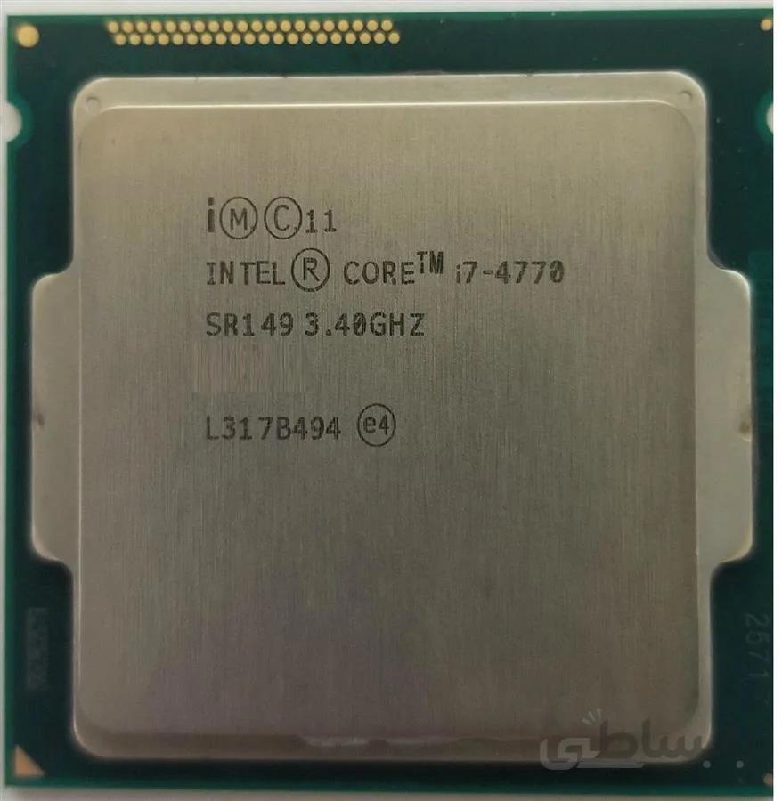 پردازنده تری اینتل مدل آی سون ۴۷۷۰ با فرکانس ۳.۴ گیگاهرتز ا Intel Core i7-4770 3.4GHz LGA 1150 Haswell TRAY CPU