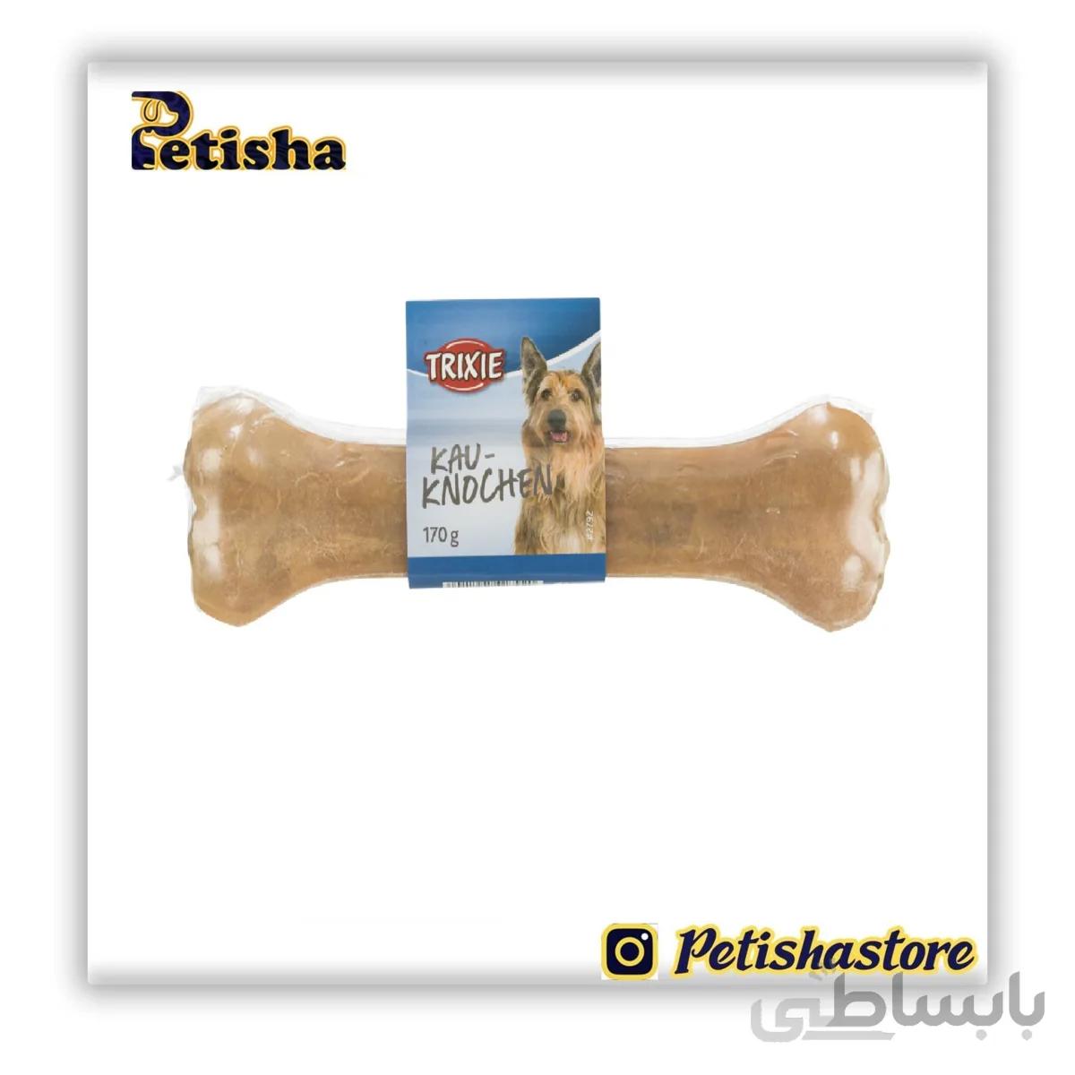 تشویقی سگ تریکسی مدل Chewing bone kau-knochen وزن 90 گرم