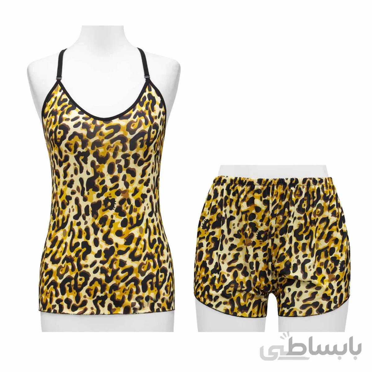 ست تاپ و شلوارک پلنگی سیسنت 5214