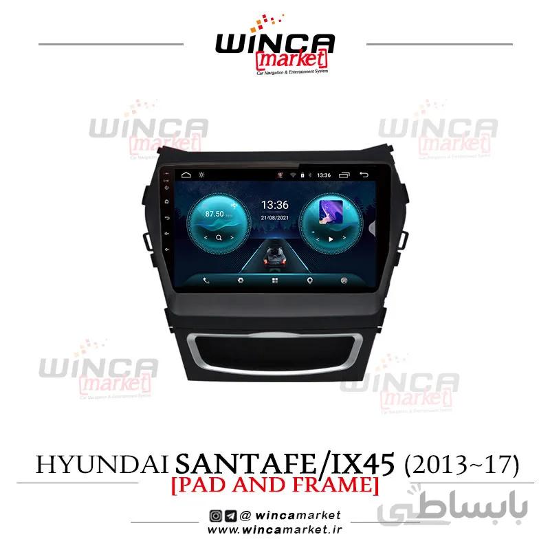 مانیتور فابریک اندروید هیوندای سانتافه 17-2013 سری اس S400 پلاس وینکا WINCA مدل RS855