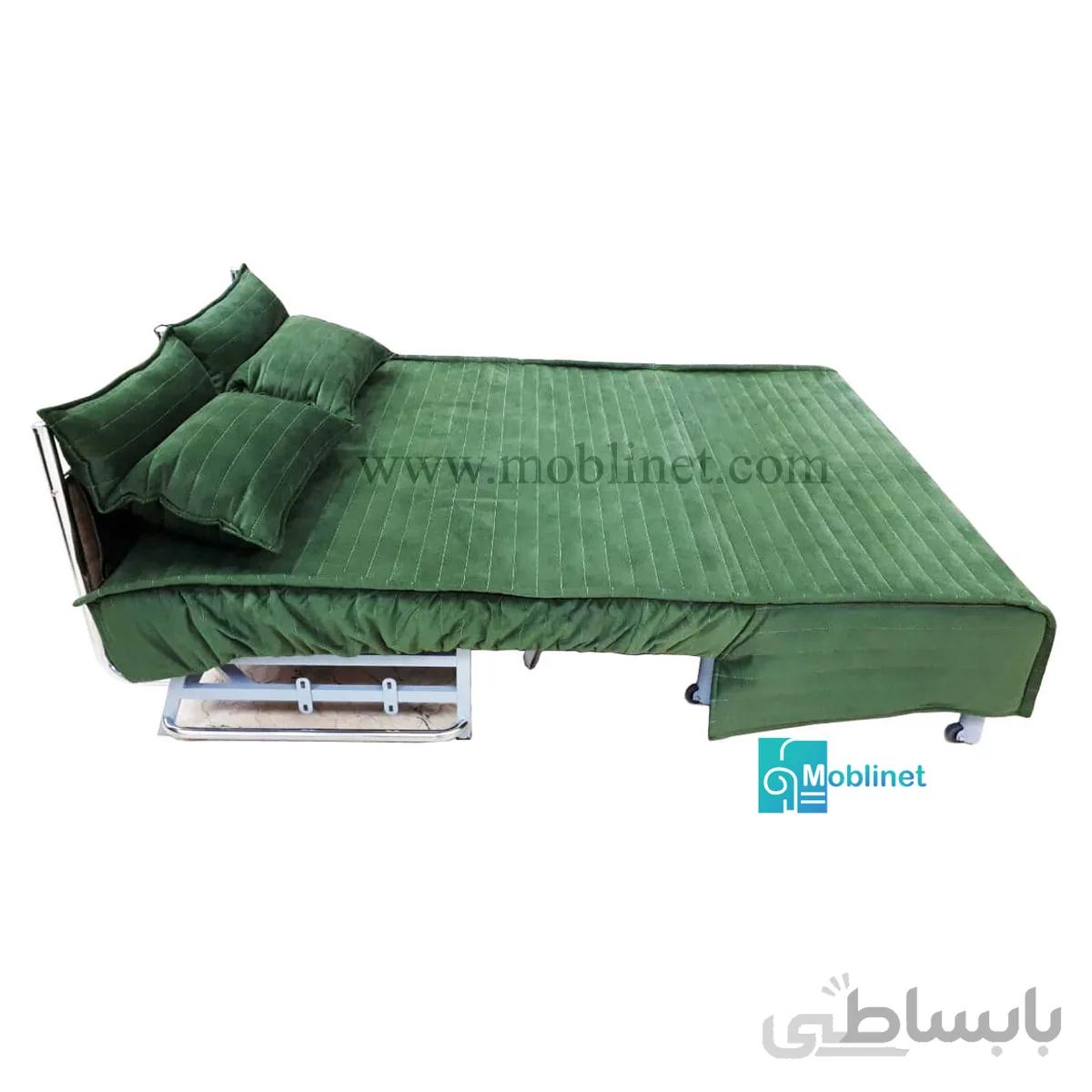مبل تختخوابشو دو نفره کاپری بدون دسته بدون دسته
