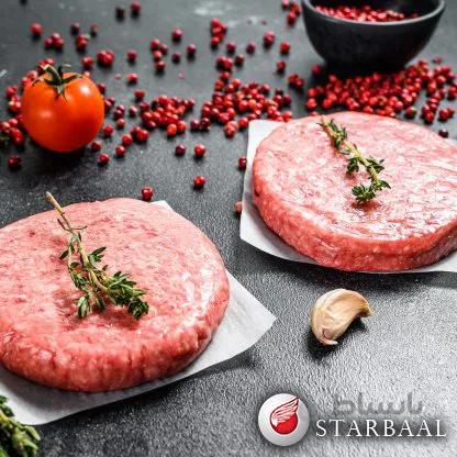 همبرگر مرغ ا گوشت تازه سینه مرغ