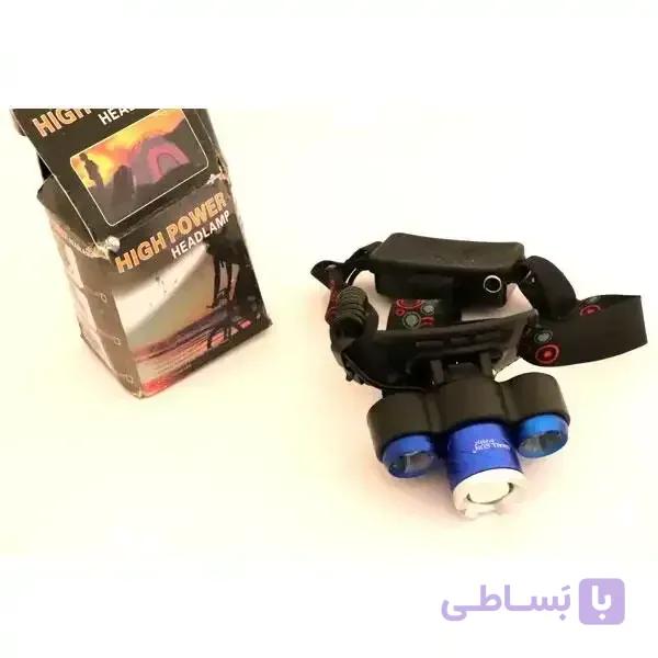 چراق قوه پیشانی سه لامپ | Headlamp