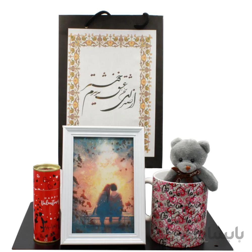 هدیه فانتزی پسرانه و دخترانه ماگ + قاب عکس 4 تکه