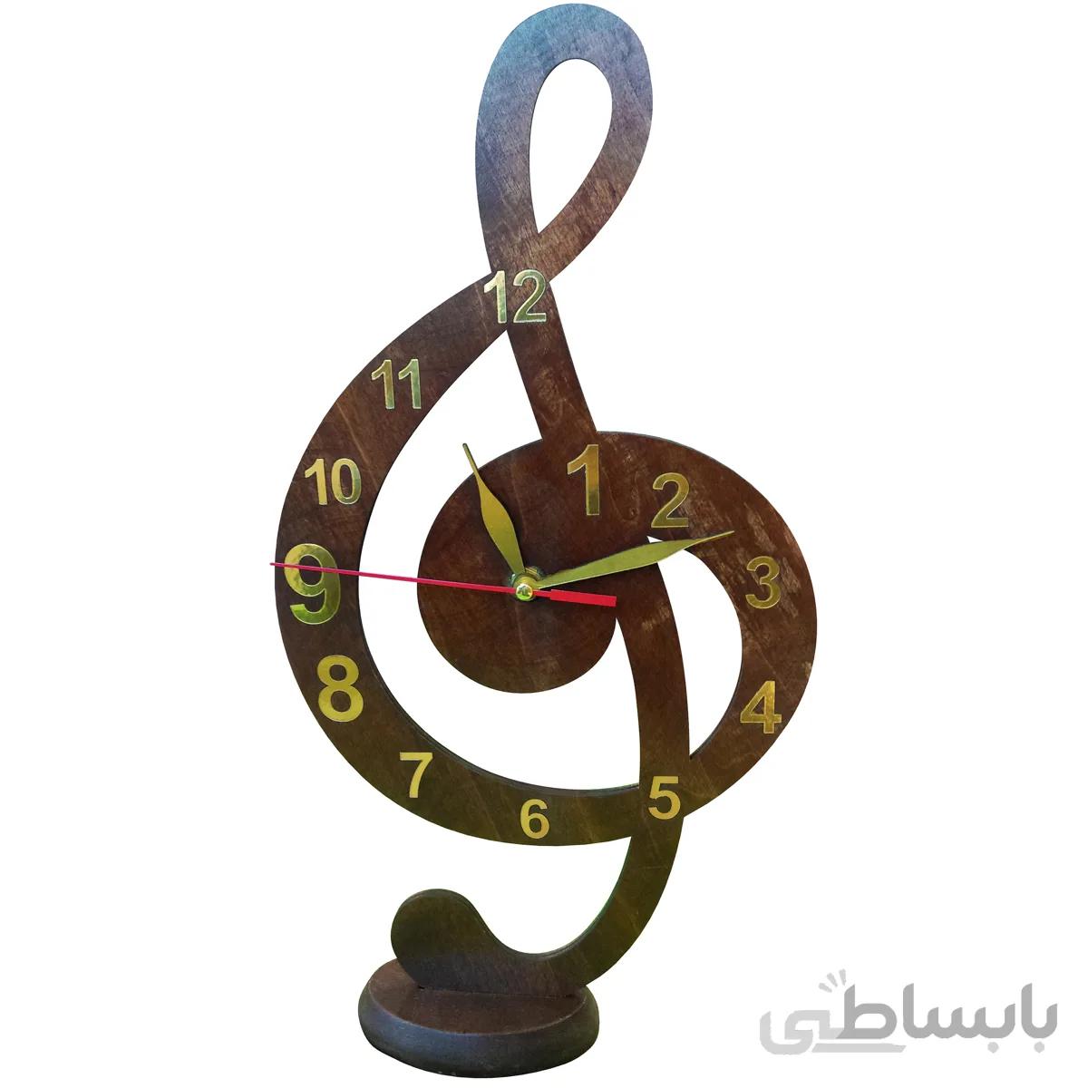 ساعت دیواری و رومیزی مدل ملودی طرح کلید سل