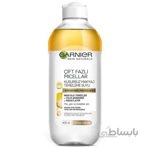 محلول آرایش پاک کن گارنیر حاوی روغن آرگان حجم ۴۰۰ میل ا گارنیر کد 359124