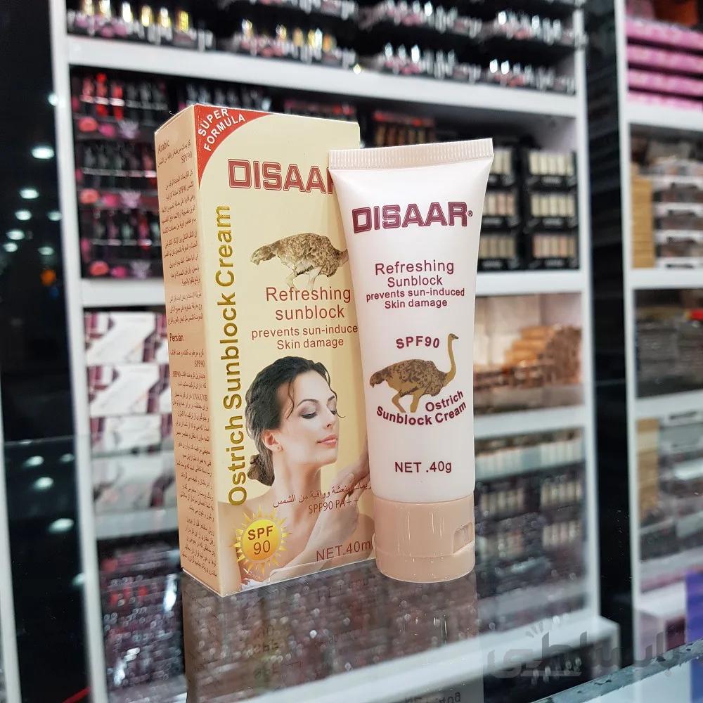 کرم ضد آفتاب دیسار عصاره شتر مرغ DISAAR SPF90