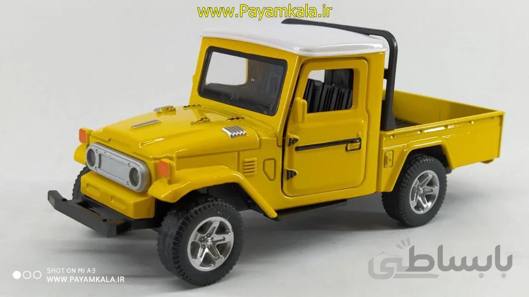 ماشین فلزی تویوتا FJ CRUISER قدیمی رنگ زرد