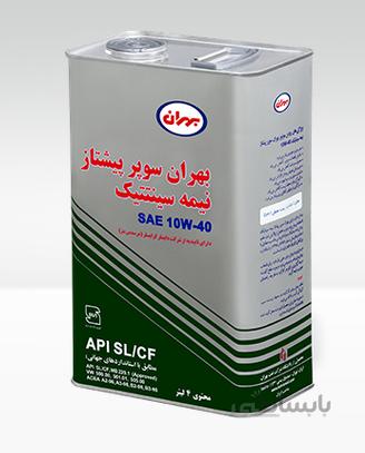 بهران سوپر پیشتاز 10W40 SL چهار لیتری-کارتن 6 تایی