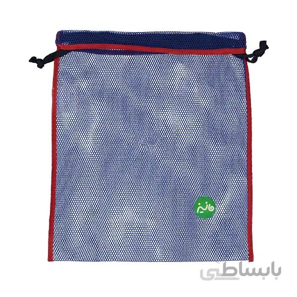کیسه میوه و سبزی مانیز مدل OR کد 09 | آبی کاربنی