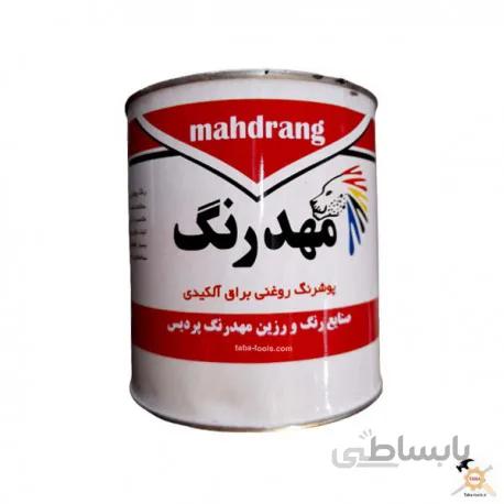 رنگ روغنی مشکی براق یک کیلویی مهدرنگ