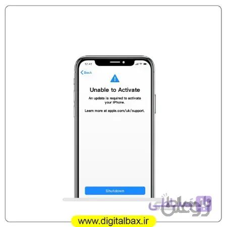 سرویس بایپس آیفون های دارای مشکل بیس باند – unable to activate