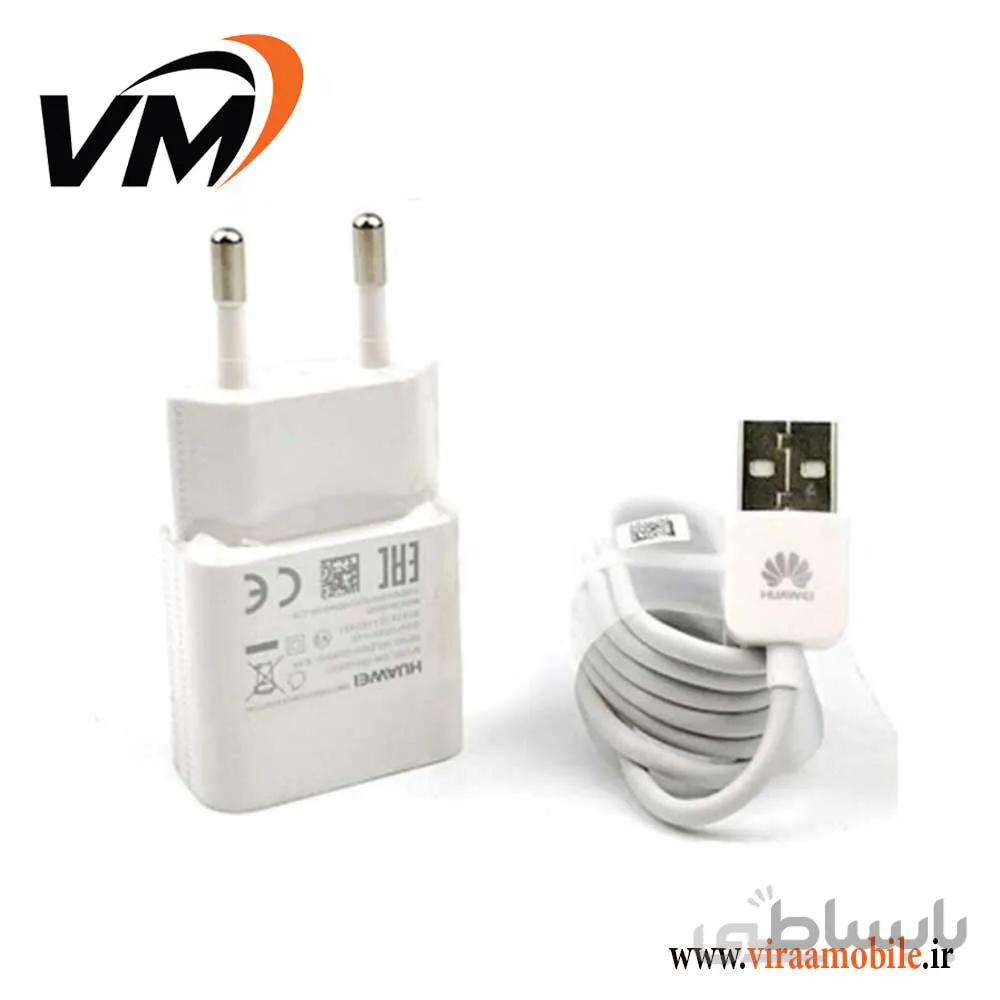 شارژر ديوارى ٢ آمپر اصلى همراه كابل هواوى گوشى Huawei Honor 5C ا 2A travel charger with 1 m cable for huawei Honor 5C