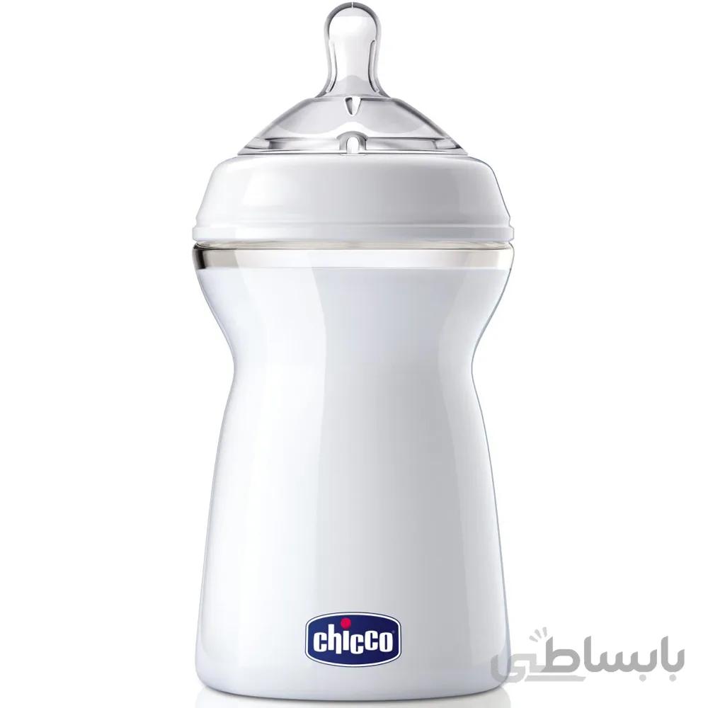 شیشه شیر نچرال فیلینگ چیکو گنجایش 330ml ا Chicco Natural Feeling Fast Flow 330ml 6m