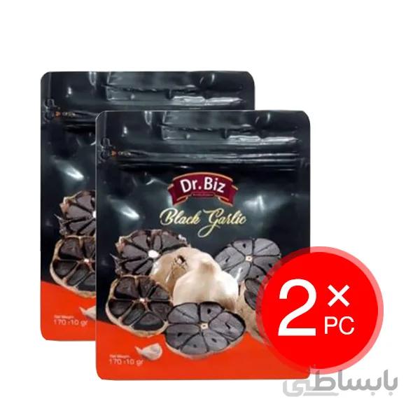 پک دو عددی سیر سیاه دکتر بیز مقدار 170 گرم