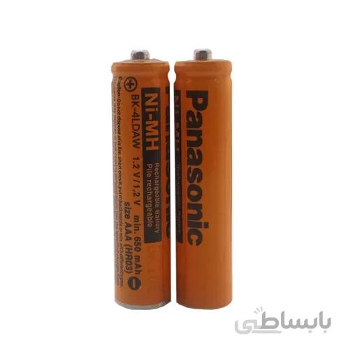 باتری نیم قلمی قابل شارژ پاناسونیک 650mah