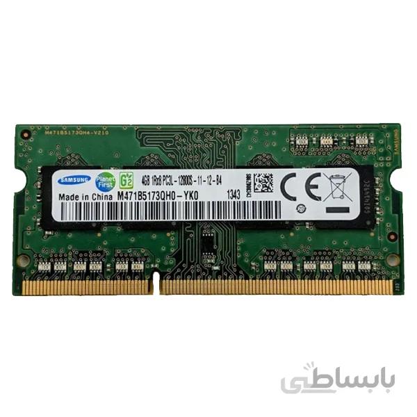 رم لپ تاپ DDR3L تک کاناله 1600 مگاهرتز 12800s سامسونگ مدل YK0 ظرفیت 2 گیگابایت