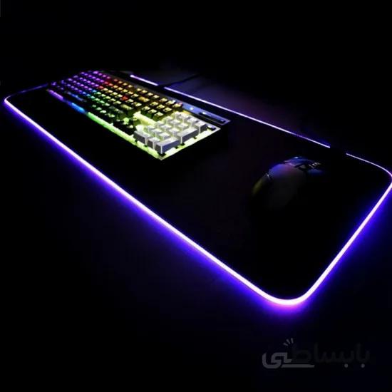 موس پد گیمینگ RGB سایز بزرگ کد PK-P8036