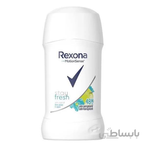استیک ضد تعریق استی فرش رکسونا حجم 40 میل ا Stay Fresh Anti Perspirant Stick Rexona