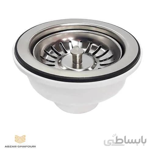 زیر آب سیفون ظرفشویی جهانيار مدل گرد فانتزی کد 601