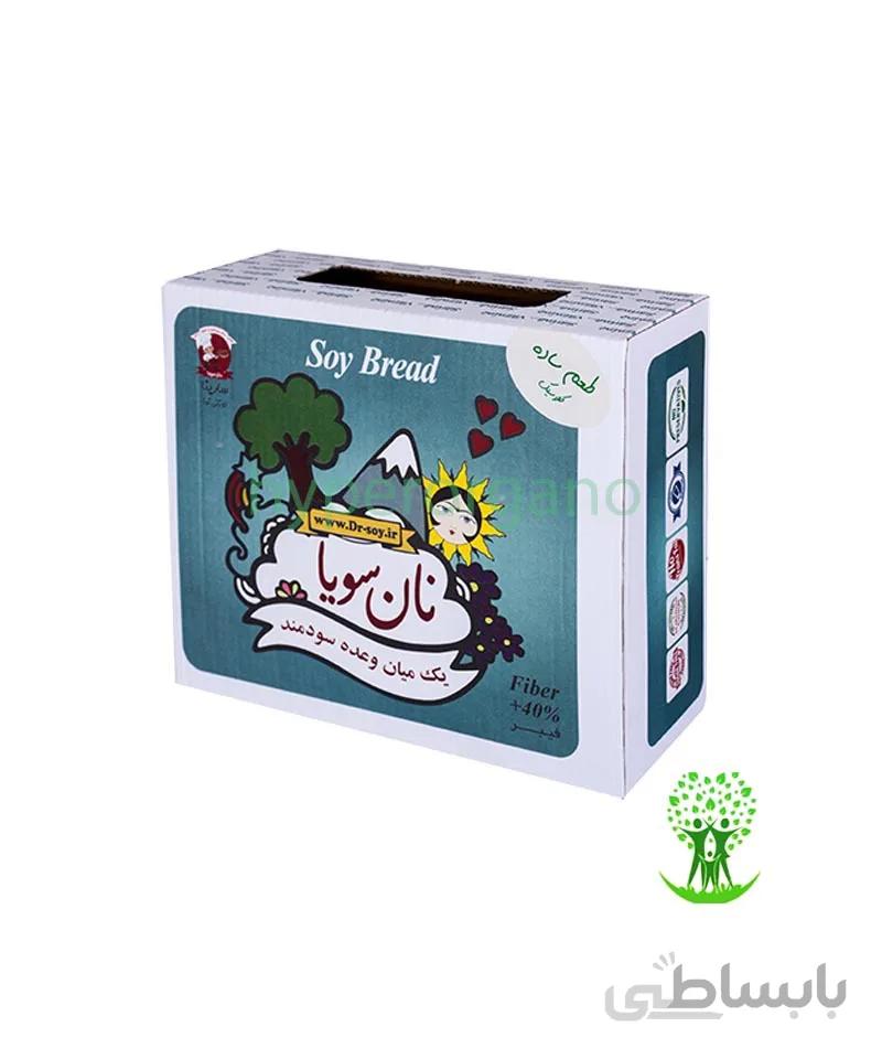 نان سویا با طعم ساده 350 گرمی سارینا
