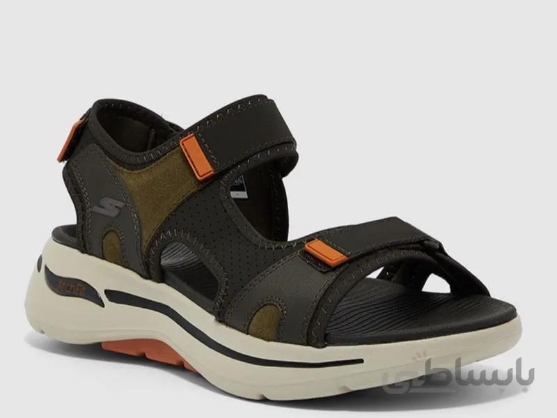 صندل مردانه اسکچرز مدل Skechers 229021-OLOR-GOwalk Arch Fit - Mission Sandal