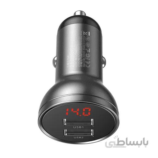 شارژر فندکی سریع بیسوس مدل display