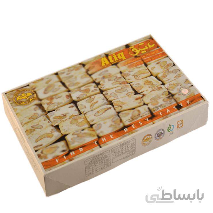 گز سکه 28% مغز بادام لقمهای – 450 گرم