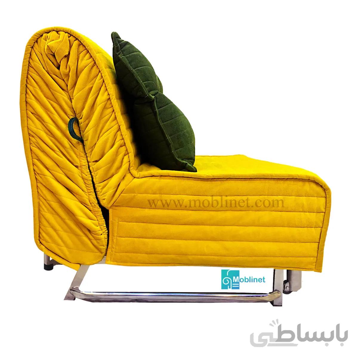 مبل تختخواب شو دو نفره کاپری بدون دسته عرض 160