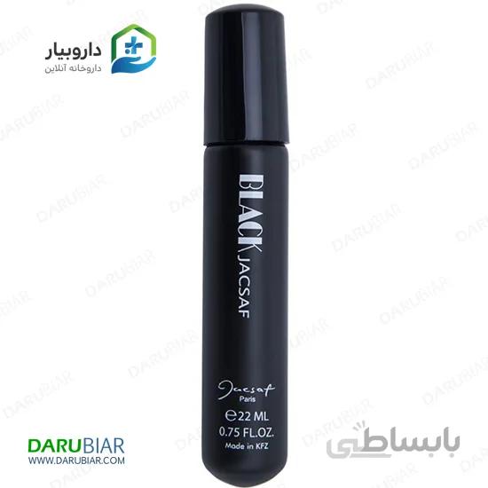 عطر جیبی آقایان ژک ساف مدل بلک ژک ساف ادو پرفیوم 22 میلی لیتر ا Jacsaf Pocket Perfume