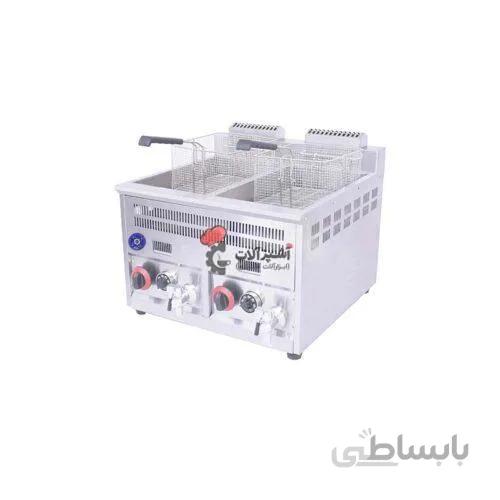 سرخ کن دو لگن رومیزی گازی خارجی ABA