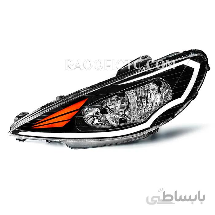 چراغ جلو اسپرت پژو 206 طرح کادنزا ا Cadenza Front Light For Peugeot 206 Headlights