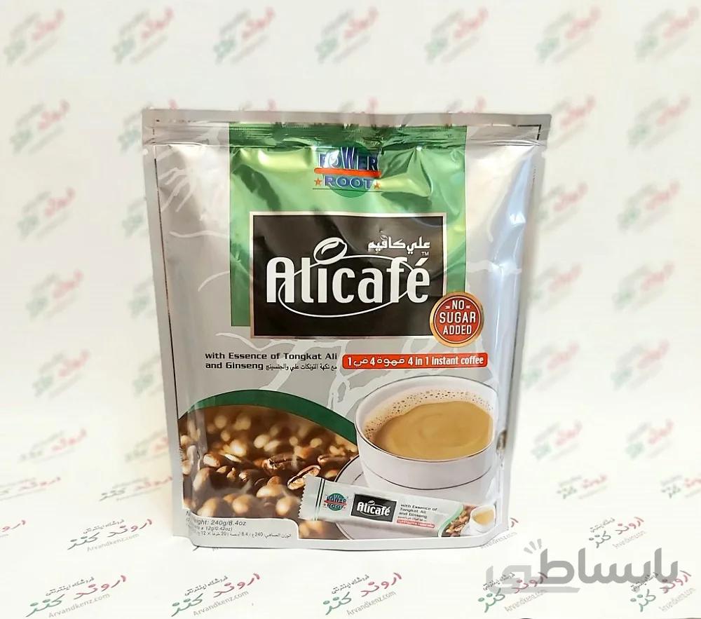 قهوه علی کافه AliCafe جینسینگ بدون شکر