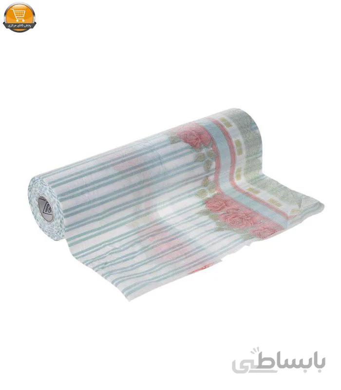 سفره یکبارمصرف کوالا مدل Cotton کد VA2000-001 رول 10 متری