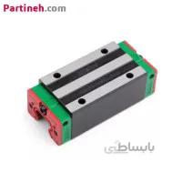 واگن برند هایوین (HIWIN) ساخت تایوان مدل HGH25HA عرض 25mm بدون لبه طول بلند ا HIWIN HGH25 Linear Guideway Block width 25mm