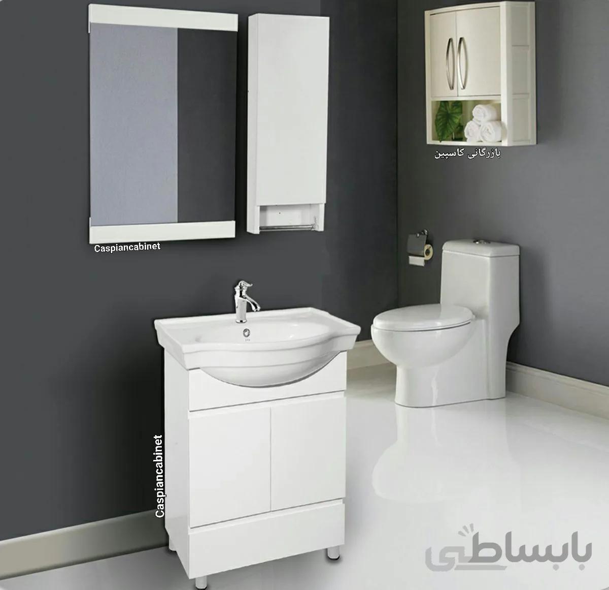 روشویی کابینت دار رزا زمینی62 سانت ا روشویی کابینت دار رزا زمینی62 سانت