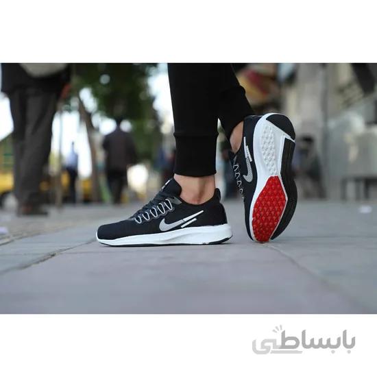 نایک زوم مشکی زیره سفید