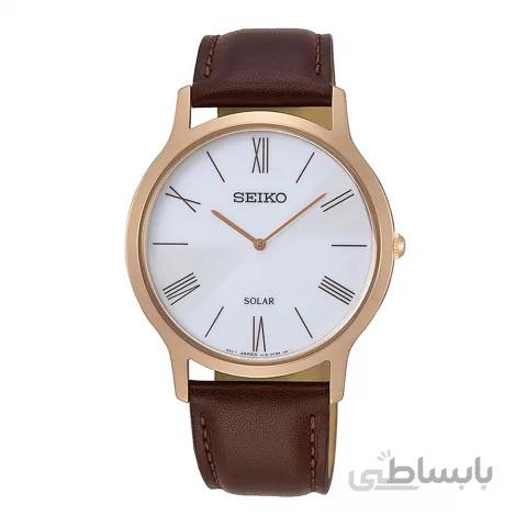 ساعت مچی عقربه ای مردانه کلاسیک برند سیکو مدل SUP854P1