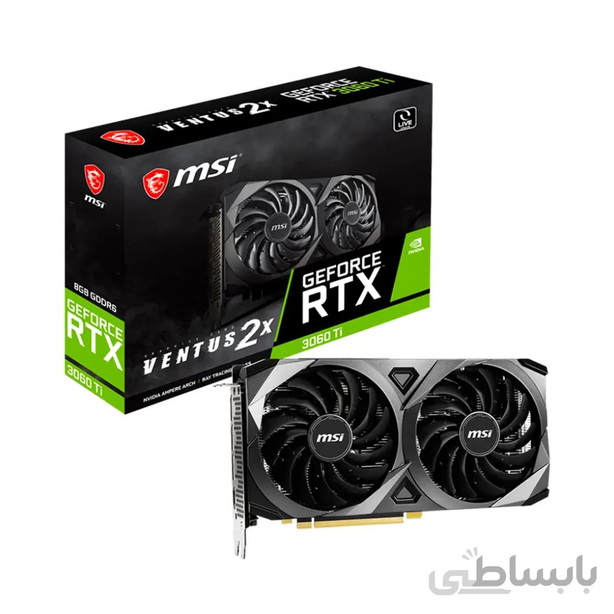 کارت گرافیک ام اس آی 3060 تی آی ا MSi VENTUS 2 X 3060 TI