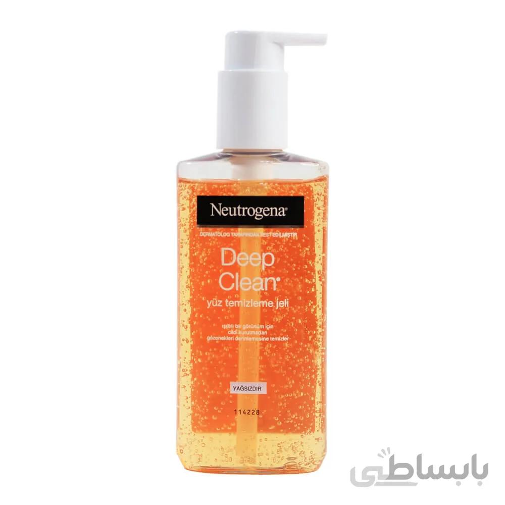 ژل شستشوی صورت نوتروژینا Deep Clean حجم 200 میل ا Neutrogena Deep Clean Face Washing Gel 200ml
