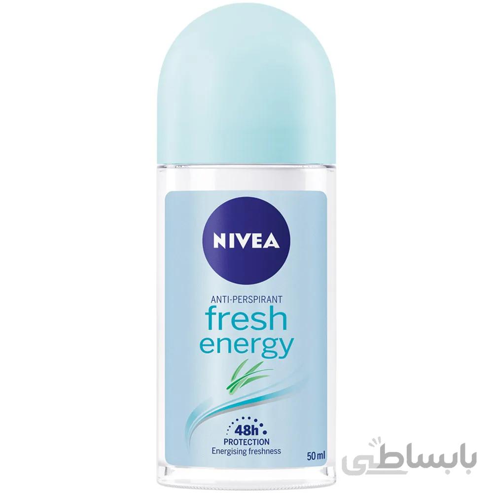 مام رول ضد تعریق زنانه نیوآ فرش انرژی 50 میلی لیتر Nivea Fresh Energy